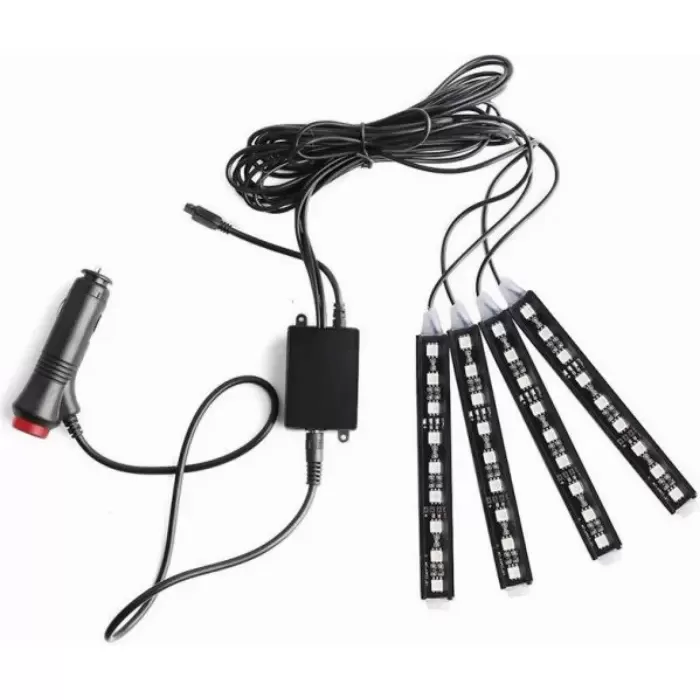 Интериорно осветление за кола 4 х 9Led