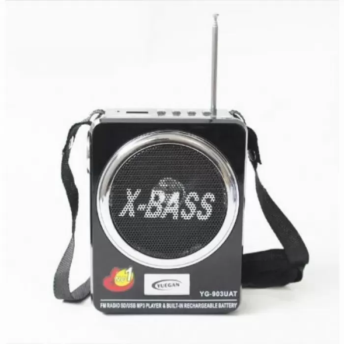 Преносимо радио X-BASS с LED фенер, мощен звук и акумулаторна батерия