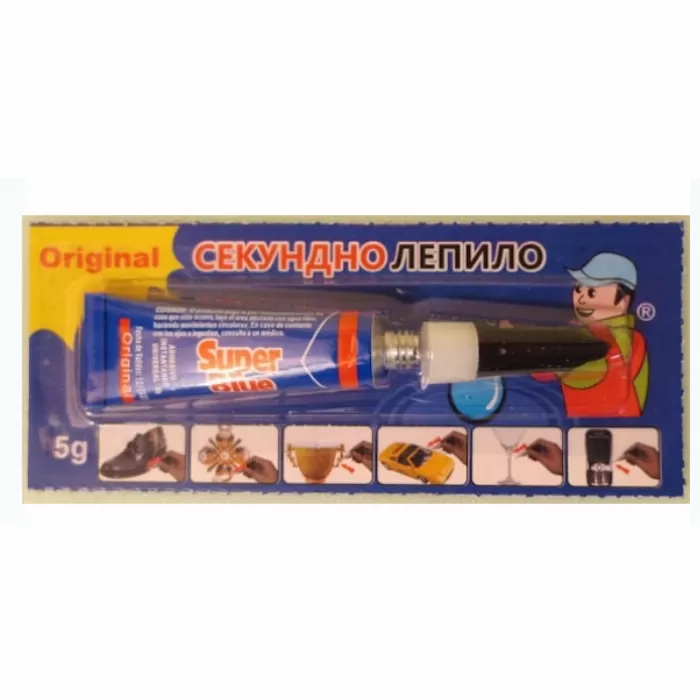 Секундно лепило Super Glue, 5гр.