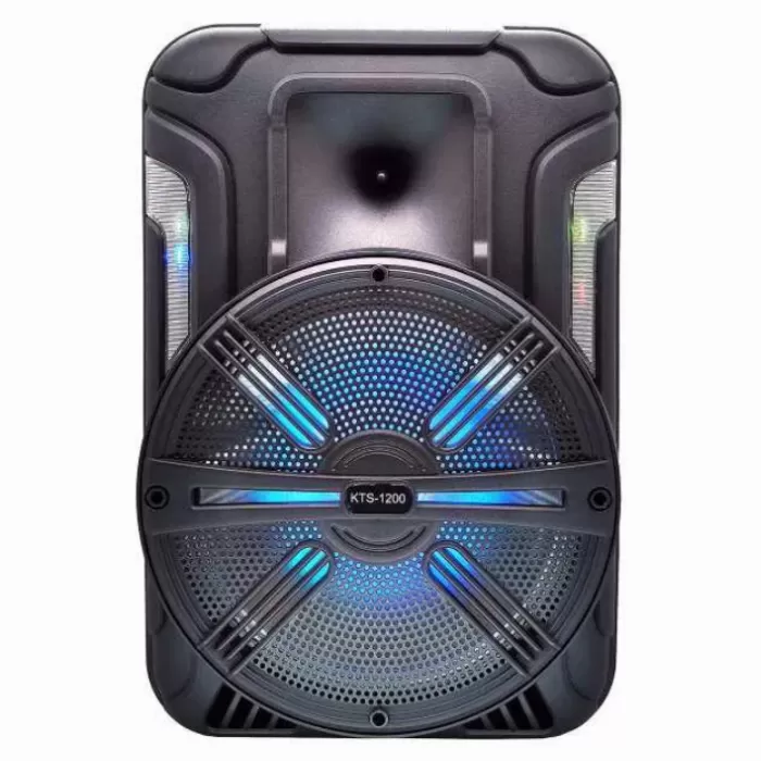 Караоке Тонколона KTS-1200 с Bluetooth, Радио и Цветомузика