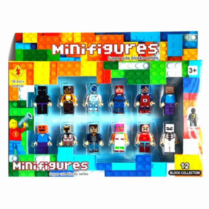 Комплект от 12 фигурки Minecraft Nano