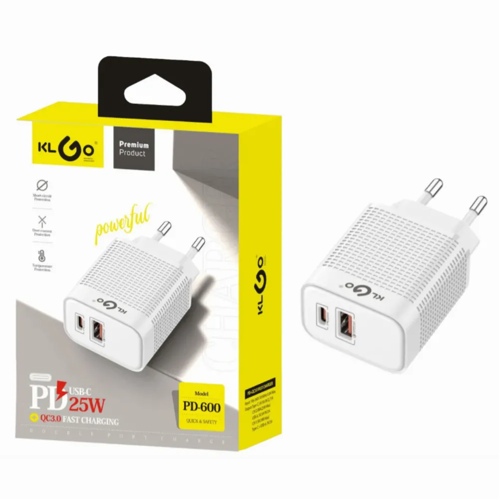 Захранващ адаптер KLGO PD-600 25W